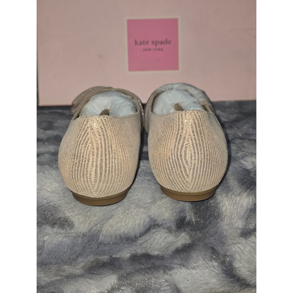 NWB Kate Spade Nance Ballet Flat in Blush Shimmer Shoes 9 - Picture 3 of 9